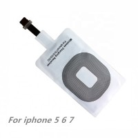 Hot sale cell phone accessories Qi universal wireless charging receiver adapter for iphone 6 6s 7 plus