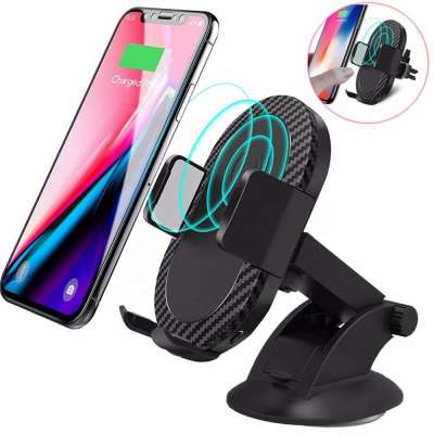 2019 Fashion Car Holder Wireless Charger Wireless Phone Charger for Car