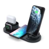 wireless chargers for apple watch 4-in-1 charger station for iPhone/Micro/Typec charger dock for Airpods