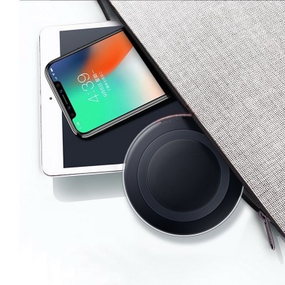 2020 Newest QI S6 Portable Wireless Charger Plate For Samsung S10 S9 Plus Mobile Charger Station For iPhone X XS MAX 11 Pro Max